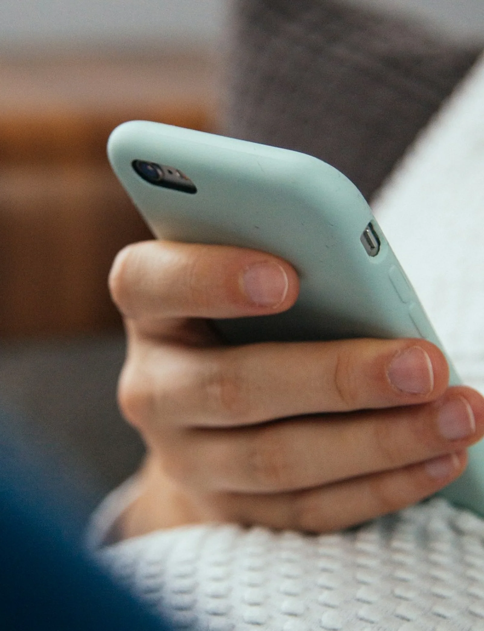 Buyer reviewing product options on a phone