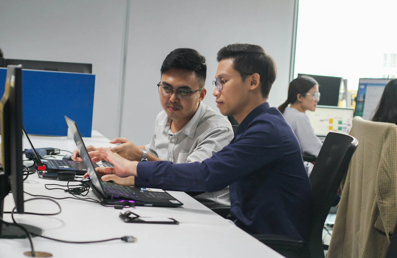 A sourcing review discussion focused on next steps and follow-up