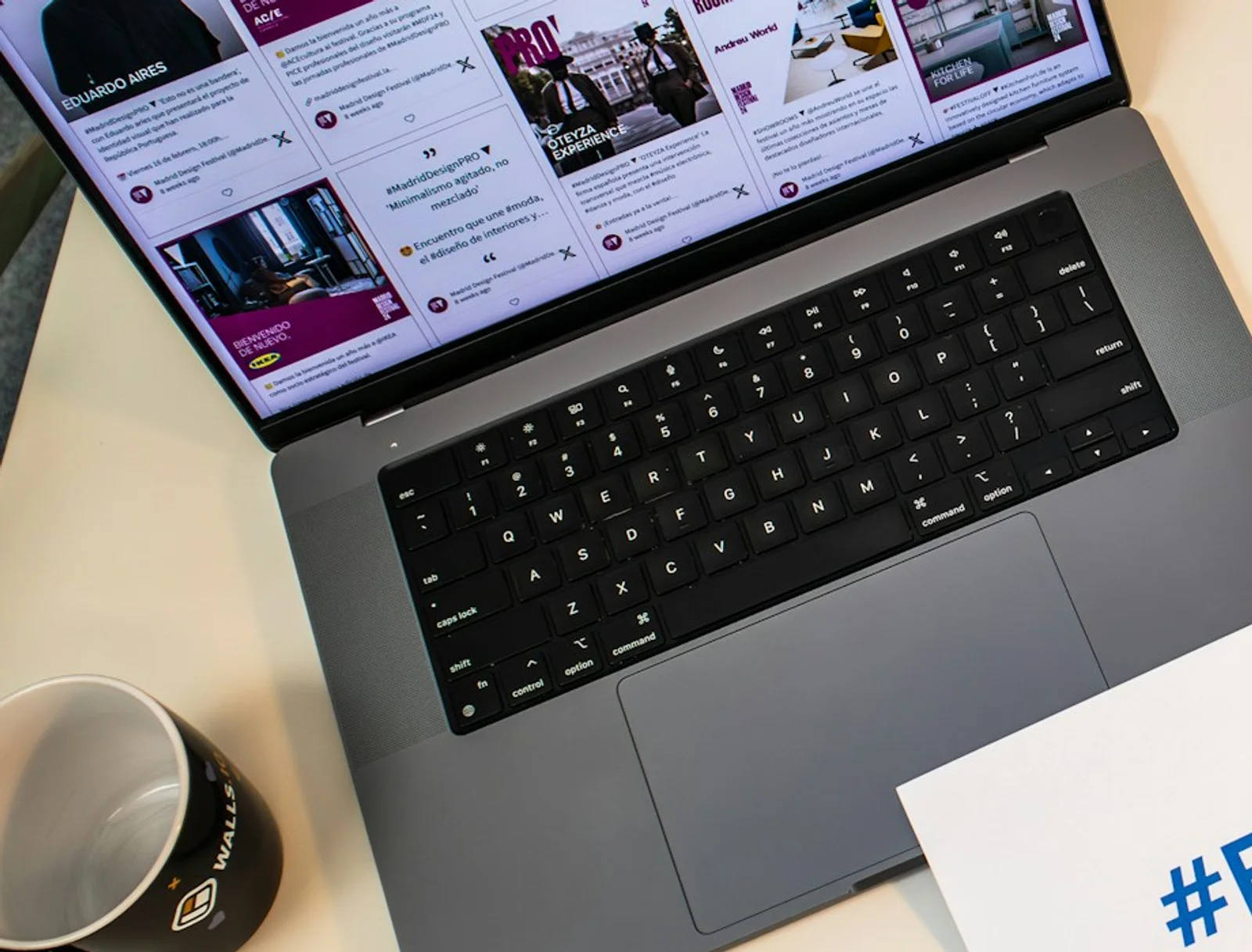Product links and sourcing notes reviewed on a laptop